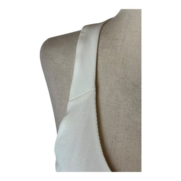 Rag & Bone Tank Top Women XS Ivory Chieftail Racerback Silk Insets Top Luxury - Picture 8 of 12
